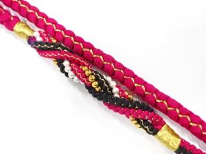 正絹　振袖用　手組帯締め